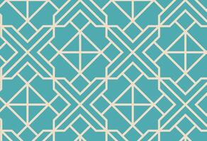 Modern Cyan Repeating Tile Design, A blue and beige geometric pattern vector