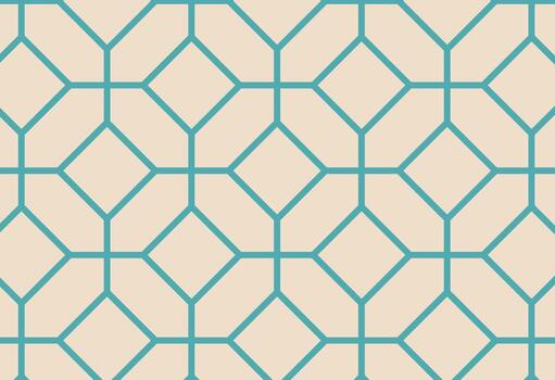 Teal Geometric Abstract Visual, A blue and white geometric pattern vector