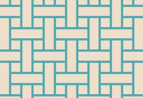 Digital Teal Geometric Pattern Repeat, A blue and beige woven pattern vector