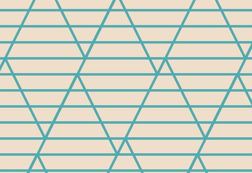 Abstract Modern Teal Grid Art, A geometric pattern with blue lines vector