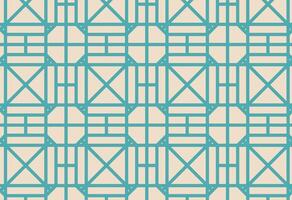 Sophisticated Geometric Lines Wallpaper, A blue and beige geometric pattern vector