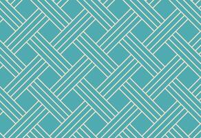 Elegant Teal and Cream Grid Artwork, A blue and white geometric pattern vector