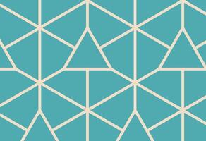A tosca backgroundgeometric pattern with triangles on a teal background with triangle vector