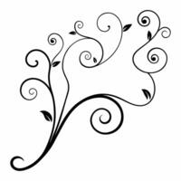 A calligraphic spring scroll design vector