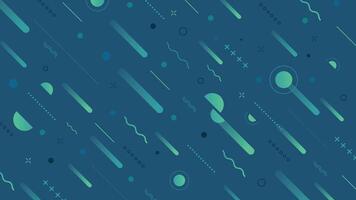 Abstract green background with geometric shapes gradient lines and a modern pattern style vector