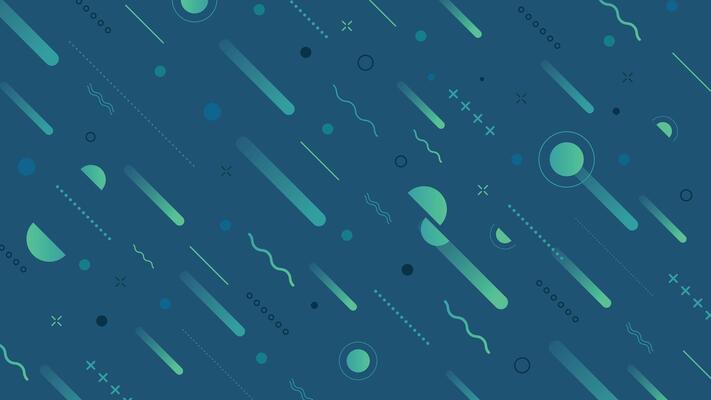Abstract green background with geometric shapes gradient lines and a modern pattern style