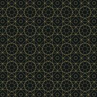 Elegant gold geometric pattern on black background. Geometric golden luxury pattern assemble. Pack of art deco pattern. Pattern vector