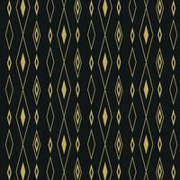 Elegant gold geometric pattern on black background. Geometric golden luxury pattern assemble. Pack of art deco pattern. art deco vector