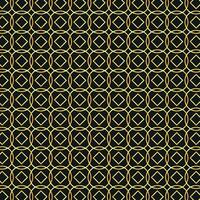 Elegant gold geometric pattern on black background. Geometric golden luxury pattern assemble. Pack of art deco pattern. Art vector