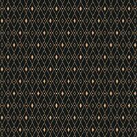 Elegant Art Deco Geometric Pattern in Gold vector