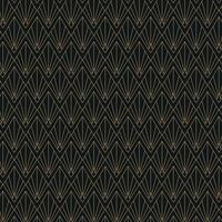 Elegant Art Deco Geometric Pattern. Elegant gold geometric pattern on black background. Geometric golden luxury pattern assemble. deco pattern vector