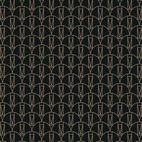 Elegant Art Deco Geometric Pattern. Elegant gold geometric pattern on black background. Geometric golden luxury pattern assemble. art deco vector