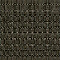 Elegant Art Deco Geometric Pattern. Elegant gold geometric pattern on black background. Geometric golden luxury pattern assemble. Line art pattern vector