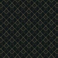 Elegant Art Deco Geometric Pattern. Elegant gold geometric pattern on black background. Geometric golden luxury pattern assemble. art decorative vector
