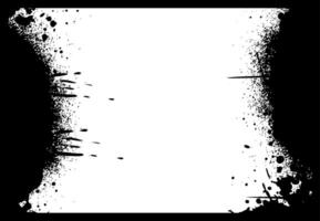 a black and white grunge background with a white frame vector