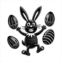 Jumping Bunny Vectors