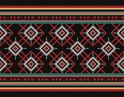 traditional custom made tribal pattern ethnic ornaments art fabric carpet print pattern wallpaper color background vector