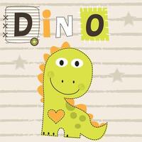 Dinosaur Typography Graphic Tee Design - Rawr Retro Text Art for Shirts vector