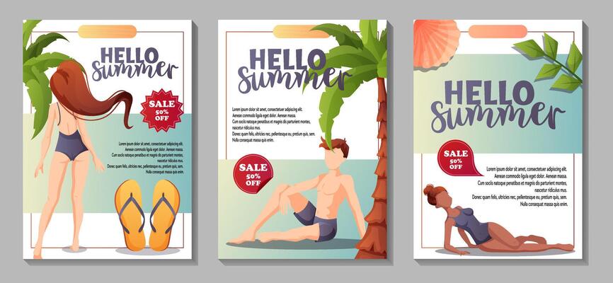 Hello Summer flyer pack