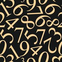 Numbers Luxury trendy useful design gorgeous abstract illustration artwork vector