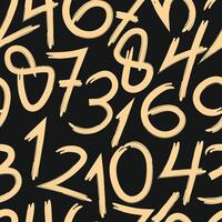 Numerical Luxury trendy useful design cute abstract illustration artwork vector