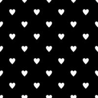 Heart pattern classic, minimalist for fabric vector