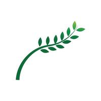 Simple element branch logos vector