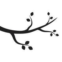 Simple logo branch design vector