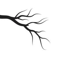 Stylized branch element design logo vector