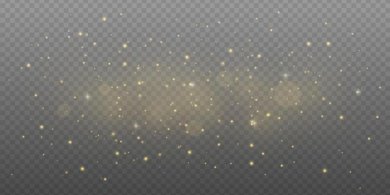 Golden glitter flare with soft bokeh, glowing dust, and festive sparkles. Abstract luxury background with stars, shimmer, and radiant light. Perfect for holiday, New Year or celebration card.