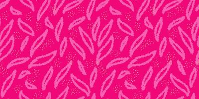Seamless abstract pattern featuring textured organic shapes on a vivid pink background. Plain contemporary print. han drawn. Designs for textiles, stationery, packaging, and modern decor, vector