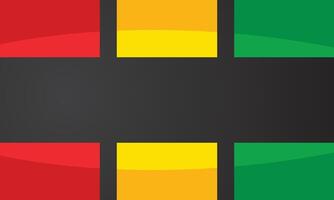 Abstract red yellow green freedom background vector