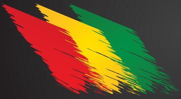 Red yellow green abstract background vector