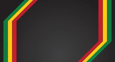Abstract Geometric Black Red Yellow Green Color Background vector