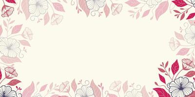 seamless abstract floral background for wall and textile.decorative blooming flower pattern for scrapbook and banner.card layout for greeting and frame vector