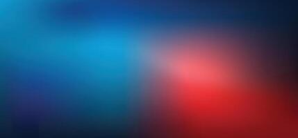 Glowing red and blue light isolated on black horizontal background vector