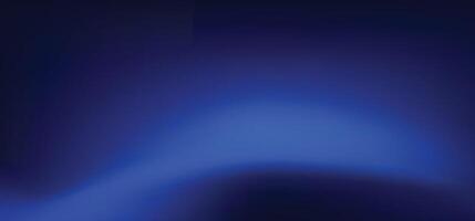 Glowing blue wave gradient isolated on dark blue background vector