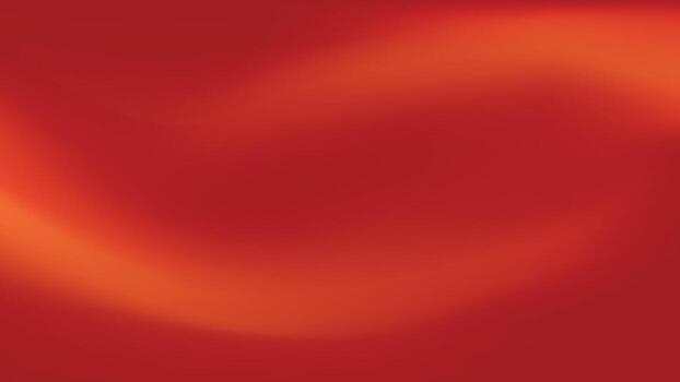 Modern red and orange gradient background in glowing curve design vector