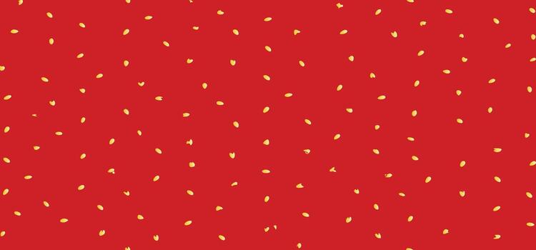 Strawberry texture with abstract yellow seed pattern vector