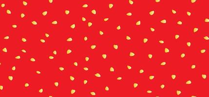 Abstract strawberry texture with seeds pattern vector