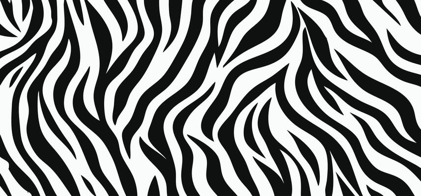 Zebra print art wild stripe animal pattern