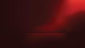 Dark wall background with red light and copy space vector