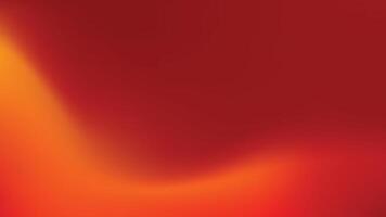 Glowing orange wave gradient isolated on dark orange gradient background vector