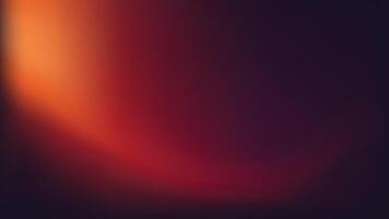 Glowing red orange wave gradient isolated on a black background vector