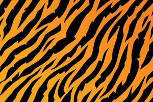 Exotic animal pattern. Tiger stripe skin texture background. vector