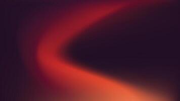 Red orange black mesh gradient background with fluid wave design vector
