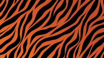 Repeating tiger print pattern. Safari animal skin texture. vector
