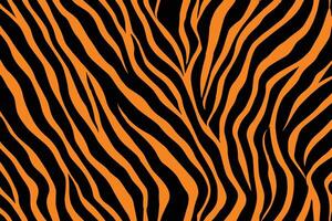 Tiger print pattern animal stripe vector