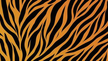 Tiger stripe print wild animal pattern vector