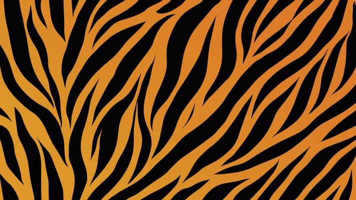 Tiger stripe print wild animal pattern